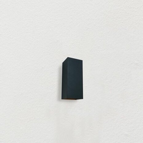 LCB LED LED Wandlamp XL - IP20 - 240MM - Up and Down - Zwart | 100MM hoog - 2x GU10 fitting - 230v LCB LED LED Wandlamp XL - IP20 - 240MM - Up and Down - Zwart | 100MM hoog - 2x GU10 fitting - 230v