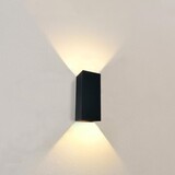 LCB LED LED Wandlamp XL - IP20 - 240MM - Up and Down - Zwart | 100MM hoog - 2x GU10 fitting - 230v LCB LED LED Wandlamp XL - IP20 - 240MM - Up and Down - Zwart | 100MM hoog - 2x GU10 fitting - 230v