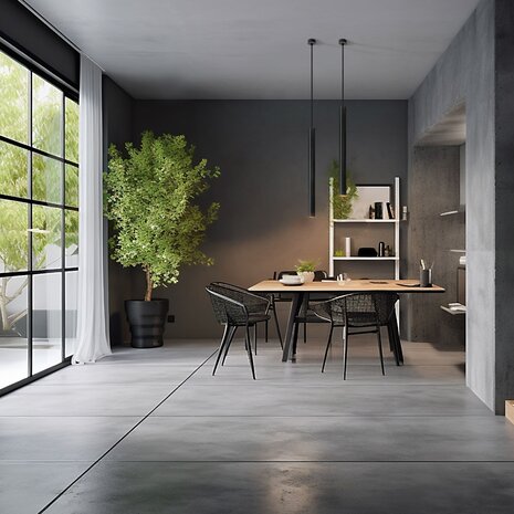 Spectrum Hanglamp - Zwart - Chloe Slim - GU11/MR11 Fitting - 40X500MM