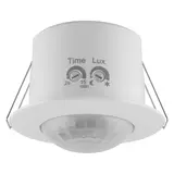 Ledvance Zakelijk: Professionele LED Verlichting & Armaturen LED Inbouw Schemer & Bewegingssensor - Passieve infrarood (PIR) - Wit 82MM | IP20 - Zaagmaat 70MM - 6 Meter 360 Graden Detectie