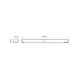LED line verlichting - Betaalbare Professionele LED Oplossingen PRIME  Linear - 20W - 4000K  -2600lm - 0-10V Dimbaar  - 60*110° - Zwart - 586mm
