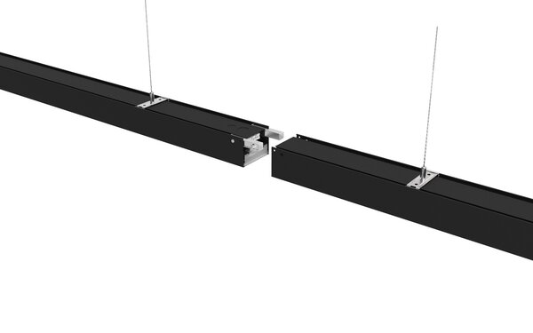 LED line verlichting - Betaalbare Professionele LED Oplossingen PRIME  Linear - 60W - 4000K  -7800lm - 0-10V Dimbaar  - 60*110° - Zwart - 1444mm