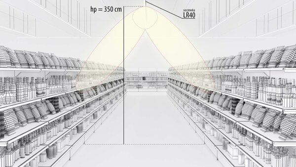 LED line verlichting - Betaalbare Professionele LED Oplossingen PRIME  Linear - 20W - 4000K  -2600lm - 0-10V Dimbaar  - 60*110° - Zwart - 586mm