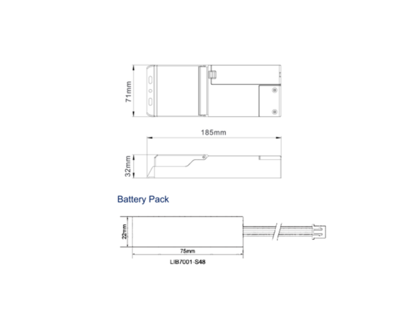 LCB LED Europe LED Noodbatterij Pack met Zelftestfunctie - 3W | 3 Uur Back-up voor LED Panelen - Installatieklaar LCB LED Europe LED Noodbatterij Pack met Zelftestfunctie - 3W | 3 Uur Back-up voor LED Panelen - Installatieklaar