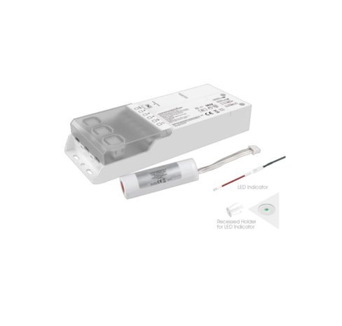 LCB LED Europe  LED Noodbatterij Accu-Pack - 3W Zelftest | 3 Uur Back-up voor LED Panelen - Installatieklaar