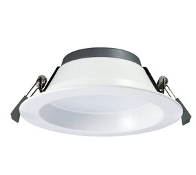 LCB LED Europe  LED Downlight 230mm - Wit - 20W 2600Lm - 830-840-865 CCT | Zaagmaat 192mm incl. aansluitstekker 1.5m