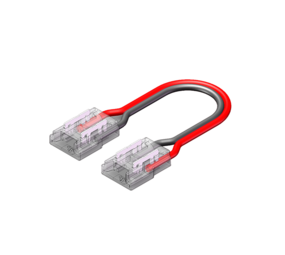 LCB LED Europe  LED Strip COB toebehoren | 8MM Hoek Connector - 2-Pins Koppelstuk-  incl. 15cm aansluitkabel - IP20 - Voor 12V/24V LED strips