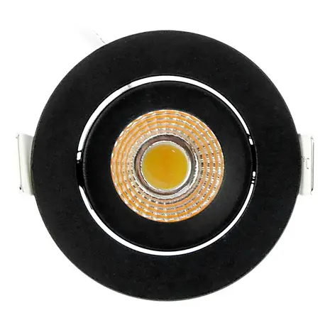 LCB LED Europe LED Mini Inbouwspot IP65 - Zwart 62MM - 5W 450LM - 2700K 827 Warm Wit | Zaagmaat 52MM - Triac Dimbaar | 230v LCB LED Europe LED Mini Inbouwspot IP65 - Zwart 62MM - 5W 450LM - 2700K 827 Warm Wit | Zaagmaat 52MM - Triac Dimbaar | 230v
