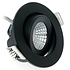 LED Mini Inbouwspot IP65 - Zwart 62MM - 5W 450LM - 2700K 827 Warm Wit | Zaagmaat 52MM - Triac Dimbaar | 230v LED Mini Inbouwspot IP65 - Zwart 62MM - 5W 450LM - 2700K 827 Warm Wit | Zaagmaat 52MM - Triac Dimbaar | 230v