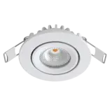 LCB LED Europe  LED Mini Inbouwspot IP65 - Wit 62MM - 5W 450LM - 2700K 827 Warm Wit | Zaagmaat 52MM - Triac Dimbaar | 230V