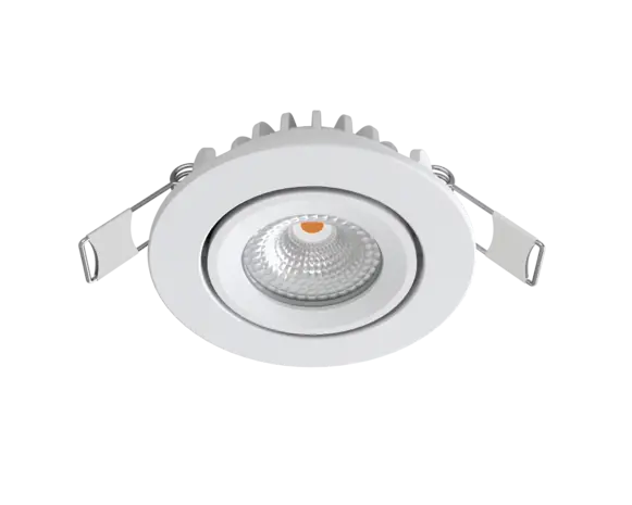 LCB LED LED Mini Inbouwspot IP65 - Wit 62MM - 5W 450LM - 2700K 827 Warm Wit | Zaagmaat 52MM - Triac Dimbaar | 230V