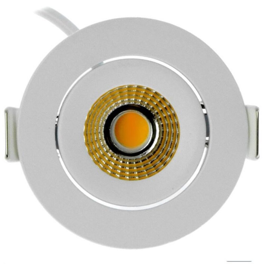 LCB LED Europe LED Mini Inbouwspot IP65 - Wit 62MM - 5W 450LM - 2700K 827 Warm Wit | Zaagmaat 52MM - Triac Dimbaar | 230V LCB LED Europe LED Mini Inbouwspot IP65 - Wit 62MM - 5W 450LM - 2700K 827 Warm Wit | Zaagmaat 52MM - Triac Dimbaar | 230V