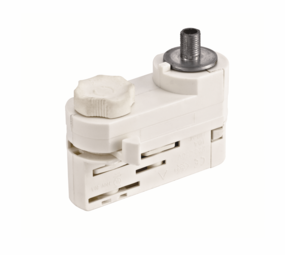 LCB LED Europe  3-Fase Spanningsrail toebehoren | Pendel Adapter universeel - Wit