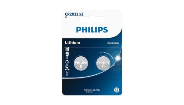 Philips LED Verlichting | Officieel Assortiment Signify Professional. Philips Lithium Batterij CR2032 - 2 stuks Philips LED Verlichting | Officieel Assortiment Signify Professional. Philips Lithium Batterij CR2032 - 2 stuks