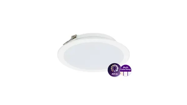 Philips LED Verlichting | Officieel distributeur LED Downlight Ledinaire DN065B Metaal Wit 19W 2000lm 110D - 830-840-865 CCT | 225mm - Zaagmaat 200mm - IP20