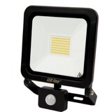 LED line verlichting - Betaalbare Professionele LED Oplossingen LED Schijnwerper sensor - Zwart  PHOTON - 30W 3000Lm  4000K 840 Helder Wit  | Bewegingssensor & Schemersensor