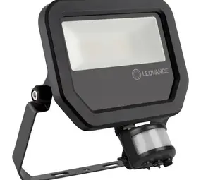 Ledvance Zakelijk: Professionele LED Verlichting & Armaturen LED Breedstraler Sensor GEN 3 Zwart 41W 5500lm 100D - 830 Warm Wit | IP65 - Bewegings- en lichtsensor - Symmetrisch - Vervangt 100W