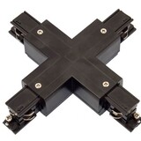 Spectrum voor de installateur 3-Fase Spanningsrail toebehoren | X Kruis verbinding - SPS 2 Connetor 3 phase - Zwart