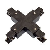Spectrum 3-Fase Spanningsrail toebehoren | X Kruis verbinding - SPS 2 Connetor 3 phase - Zwart Spectrum 3-Fase Spanningsrail toebehoren | X Kruis verbinding - SPS 2 Connetor 3 phase - Zwart