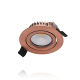LCB LED Europe  LED Inbouwspot IP44 - Koper Brons - 5W 480Lm - 2700K 827 Warm Wit | Dimbaar - Geschikt voor badkamer