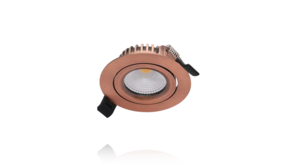 LCB LED Europe  LED Inbouwspot IP44 - Koper Brons - 5W 480Lm - 2700K 827 Warm Wit | Dimbaar - Geschikt voor badkamer