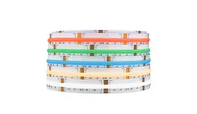LCB LED Europe LED Strip FCOB- 5m- 12mm- 24V 80W 16W/m- 960leds p/m- RGB+CCT- IP30 LCB LED Europe LED Strip FCOB- 5m- 12mm- 24V 80W 16W/m- 960leds p/m- RGB+CCT- IP30