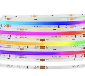 LCB LED Europe  LED Strip Digitaal 24V FCOB - 5 Meter 105W - 21W/M - RGB+WW | 784 LEDS/ M - 10mm - IP30