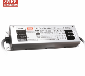 Meanwell LED 12V Voeding adapter IP65 - 200W 16.6A - 3 Jaar garantie