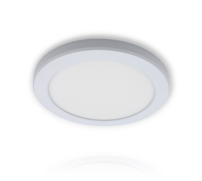 LCB LED Europe  LED Downlight - Plafondlamp Inbouw/ Opbouw IP20 - Ø220MM - 15W  1500Lm - CCT 830 - 840 - 865 Multi color Switch | Incl. Inbouwmaat verstelbaar Veerklem systeem