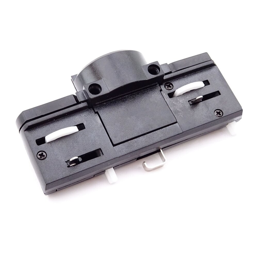 Spectrum 3-Fase Spanningsrail toebehoren | Adapter voeding - Geschikt voor hanglamp - Zwart - Slim line Spectrum 3-Fase Spanningsrail toebehoren | Adapter voeding - Geschikt voor hanglamp - Zwart - Slim line