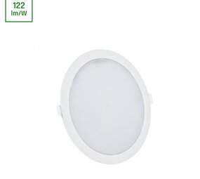 Spectrum voor de installateur LED Downlight - Plafondlamp Inbouw/ Opbouw IP20 - 18W 1900Lm - 3000K 830 Warm Wit | Incl. Veerklemsysteem