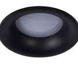 Lucide LED Inbouwspot Armatuur IP44 - ZIVA Zwart - Rond 85MM | Geschikt voor badkamer - Zaagmaat 75MM - voor GU10 & GU5.3 Fitting