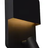 Lucide BOXER - Bedlamp / Wandlamp - LED - 3000K - Met USB oplaadpunt - Zwart Lucide BOXER - Bedlamp / Wandlamp - LED - 3000K - Met USB oplaadpunt - Zwart