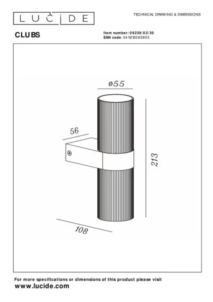 LED Plafondspot GU10 - CLUBS Richtbaar - Geribbeld zwart |  GU10 fitting LED Plafondspot GU10 - CLUBS Richtbaar - Geribbeld zwart |  GU10 fitting
