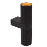 LED Plafondspot GU10 - CLUBS Richtbaar - Geribbeld zwart |  GU10 fitting LED Plafondspot GU10 - CLUBS Richtbaar - Geribbeld zwart |  GU10 fitting