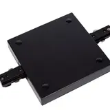 Lucide 1-fase spanningsrail toebehoren | Begin en middenvoeding centraaldoos afdekkend - koppelstuk - I-connector - zwart