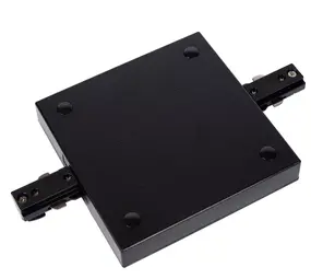 Lucide 1-fase spanningsrail toebehoren | Begin en middenvoeding centraaldoos afdekkend - koppelstuk - I-connector - zwart