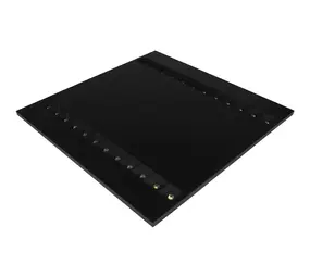 Ledvance Zakelijk: Professionele LED Verlichting & Armaturen LED Paneel 60X60CM UGR16 Louvre - Aluminum Mat Zwart -  27.5W 4000Lm - 4000K 840 Koel Wit |  IP20