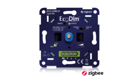 LCB LED Europe LED Dimmer Inbouw 250W - Zigbee 3.0 Wisselschakeling - Draai druk dimmer | 0-250W (RLC) - Fase aansnijding en afsnijding LCB LED Europe LED Dimmer Inbouw 250W - Zigbee 3.0 Wisselschakeling - Draai druk dimmer | 0-250W (RLC) - Fase aansnijding en afsnijding