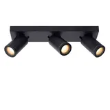 Lucide LED Plafondspot IP44 - DTW Dimtone - Triple 3x GU10 - TAYLOR Zwart - Dim to warm GU10 Fitting - 920 / 930 2200K/3000K | Geschikt voor badkamer Lucide LED Plafondspot IP44 - DTW Dimtone - Triple 3x GU10 - TAYLOR Zwart - Dim to warm GU10 Fitting - 920 / 930 2200K/3000K | Geschikt voor badkamer