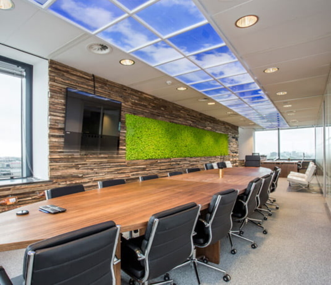 LCB LED FOTOPRINT AFBEELDING WOLK | VERDEELD OVER 4 PANELEN | 595 X 595 MM excl. ledpanelen