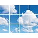 LCB LED Europe  FOTOPRINT AFBEELDING WOLK | VERDEELD OVER 12 PANELEN | 595 X 595 MM excl. ledpanelen