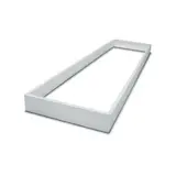 LCB LED LED Paneel Opbouw framesysteem - 120x30x6.8 cm - Wit aluminium | Geschikt voor Backlit en Sidelit panelen LCB LED LED Paneel Opbouw framesysteem - 120x30x6.8 cm - Wit aluminium | Geschikt voor Backlit en Sidelit panelen