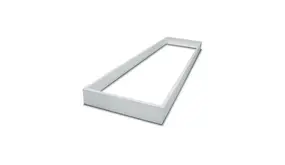 LCB LED LED Paneel Opbouw framesysteem - 120x30x6.8 cm - Wit aluminium | Geschikt voor Backlit en Sidelit panelen LCB LED LED Paneel Opbouw framesysteem - 120x30x6.8 cm - Wit aluminium | Geschikt voor Backlit en Sidelit panelen