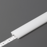 Topmet LED Strip Traptrede profiel - Toebehoren | Afdekkap 2 Meter Opaal - Geschikt voor UP-BOLD12 Profiel