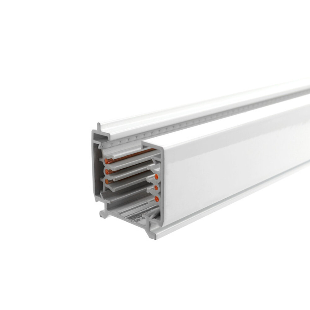 LCB LED Europe 3-Fase DALI Spanningsrail Wit | 1 meter - Universeel 3-Phase DALI Track LCB LED Europe 3-Fase DALI Spanningsrail Wit | 1 meter - Universeel 3-Phase DALI Track