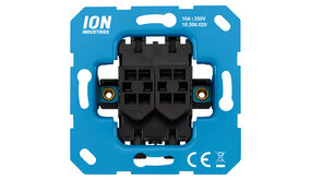 ION INDUSTRIES Schakelaar inbouw - serie - element - IP20 - 71 x 71 mm Mat Zwart ION INDUSTRIES Schakelaar inbouw - serie - element - IP20 - 71 x 71 mm Mat Zwart