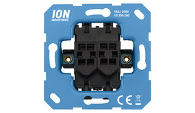 ION INDUSTRIES Jaloezieschakelaar inbouw - element - IP20 - 71 x 71 mm Mat Zwart ION INDUSTRIES Jaloezieschakelaar inbouw - element - IP20 - 71 x 71 mm Mat Zwart