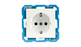 ION INDUSTRIES Wandcontactdoos met Aanraakbeveiliging V1/J1 | Mat Alpin Wit ION INDUSTRIES Wandcontactdoos met Aanraakbeveiliging V1/J1 | Mat Alpin Wit