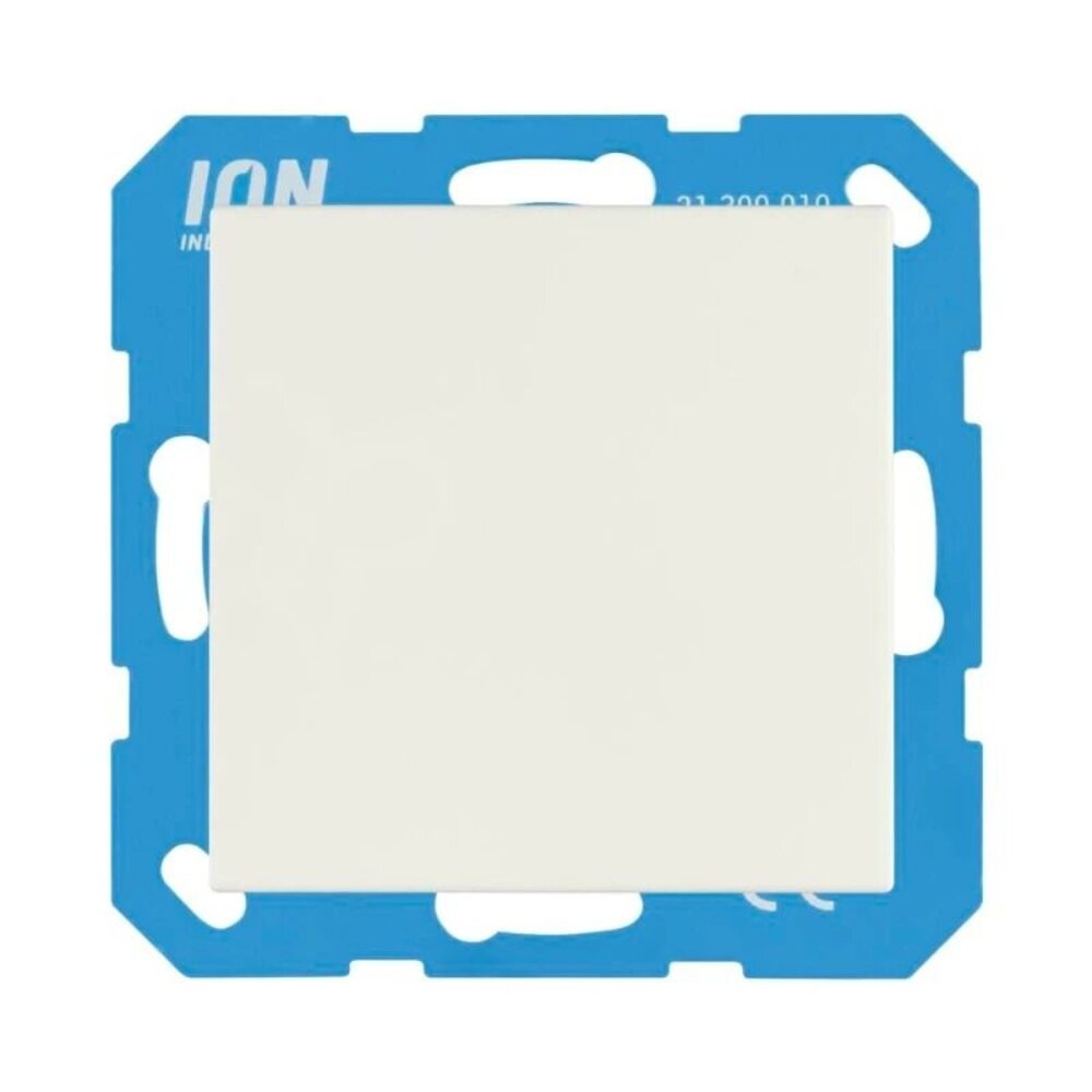 ION INDUSTRIES Blindplaat | V1/J1 Mat Alpin Wit | IP20